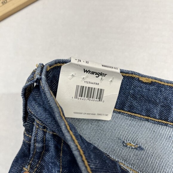 Wrangler Jeans Womnens 29/32 Wanderer High Rise Flare Dark Wash Denim Western - Picture 7 of 12
